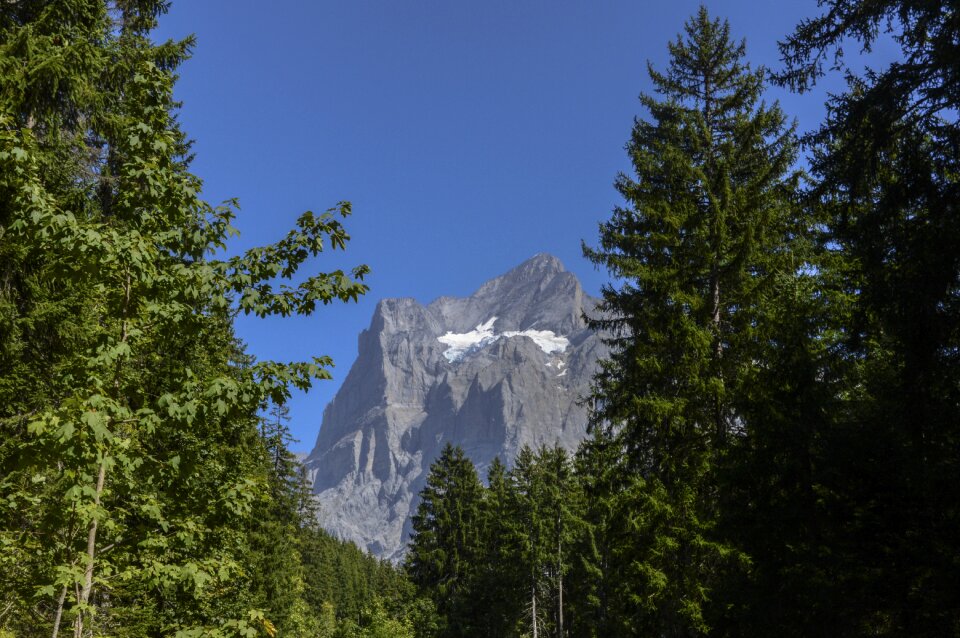 Imposing alpine nature