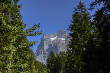 Imposing alpine nature