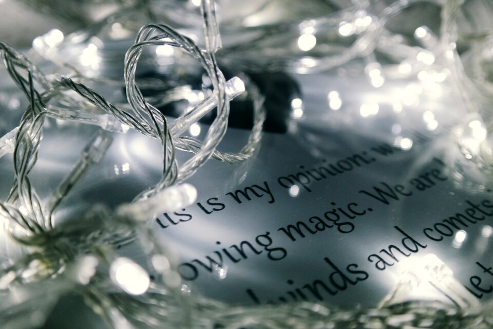 Card lights blur
