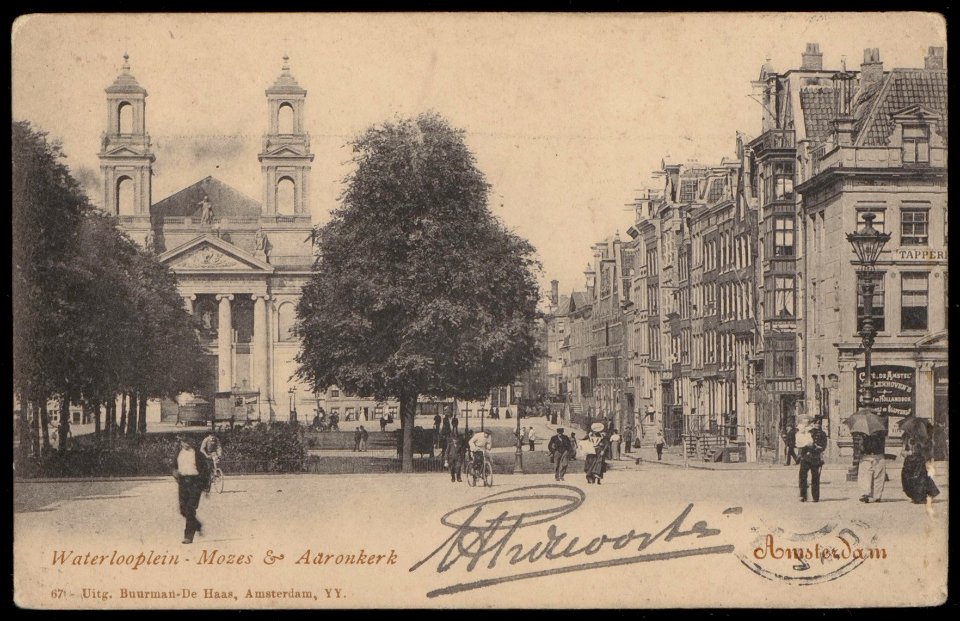 De Mozes en Aäronkerk aan het Waterlooplein, Afb PBKD00209000011