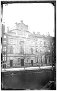 De Nieuwe Walenkerk, Keizersgracht 676. Rechts Keizersgracht 674, links Keizersgracht 678 (ged.)
