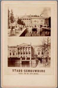 De oude Stadsschouwburg op het Leidseplein