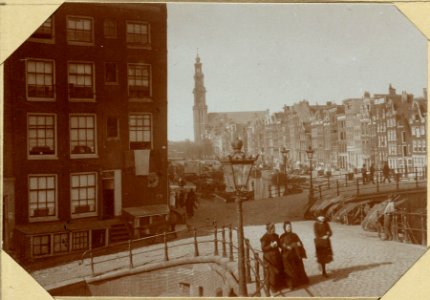 De Prinsengracht, ziende van de Elandsgracht naar de Westermarkt