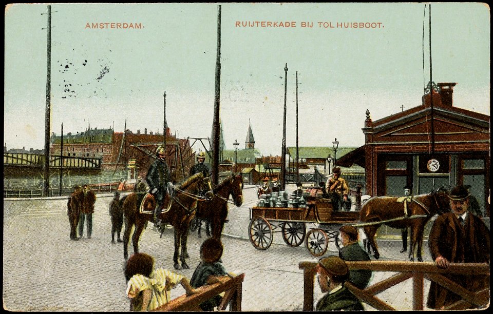 De Ruijterkade bij de Tolhuispont, Afb PRKBB00278000017
