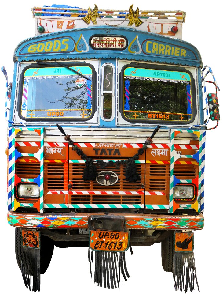 Transport traffic colorful