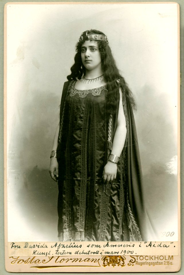 Davida Afzelius, rollporträtt - SMV - H1 047