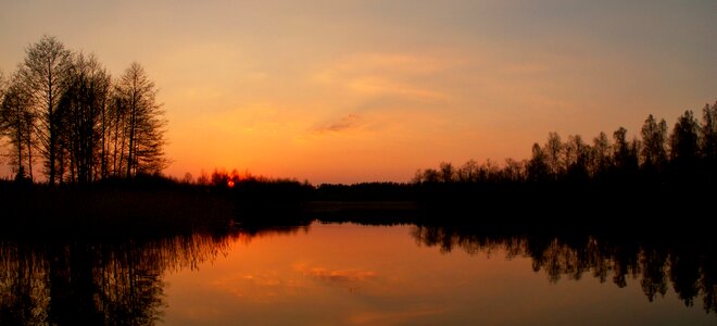 Monolithic part of the waters panoramic lake