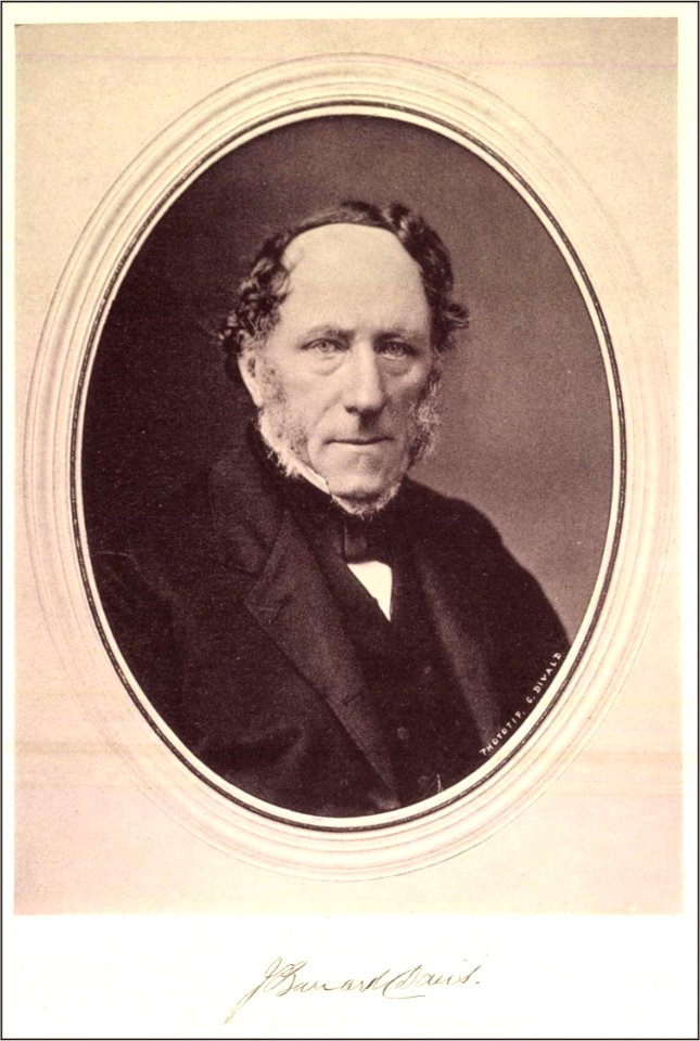 Joseph Barnard Davis, MTA emlékbeszédek, 1885