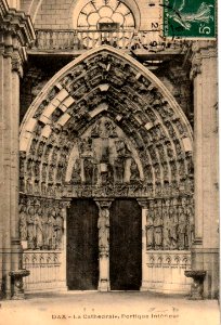 Dax (Landes) - Cathédrale - portail (An)