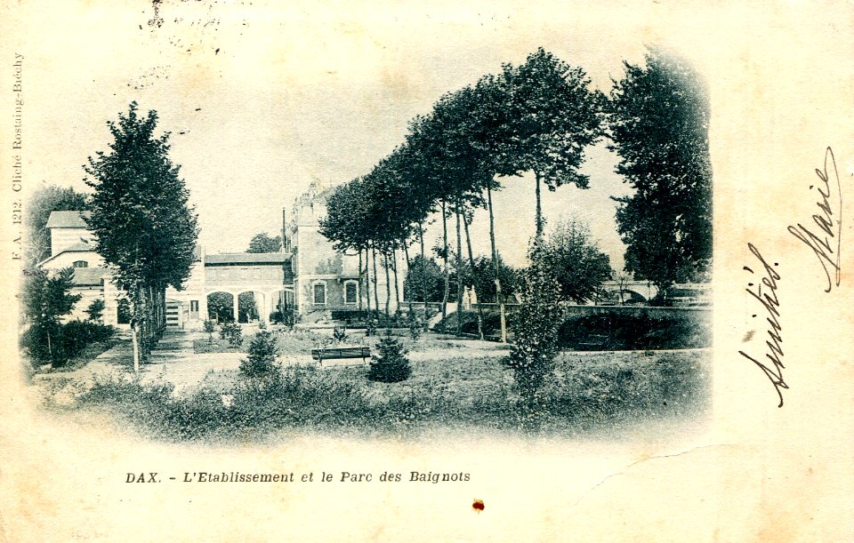 Dax (Landes) - Etablissement Thermal des Baignots - Parc 12