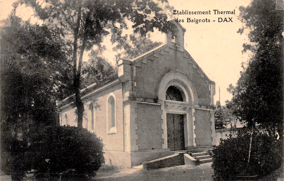 Dax (Landes) - Etablissement Thermal des Baignots - Parc et Chapelle 3