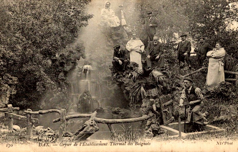 Dax (Landes) - Etablissement Thermal des Baignots - Parc 9
