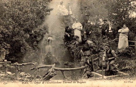 Dax (Landes) - Etablissement Thermal des Baignots - Parc 9