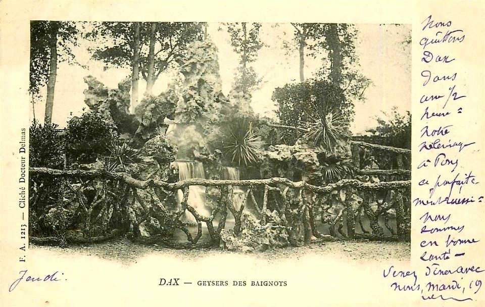 Dax (Landes) - Etablissement Thermal des Baignots - Parc 3