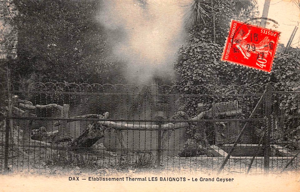 Dax (Landes) - Etablissement Thermal des Baignots - Parc 8