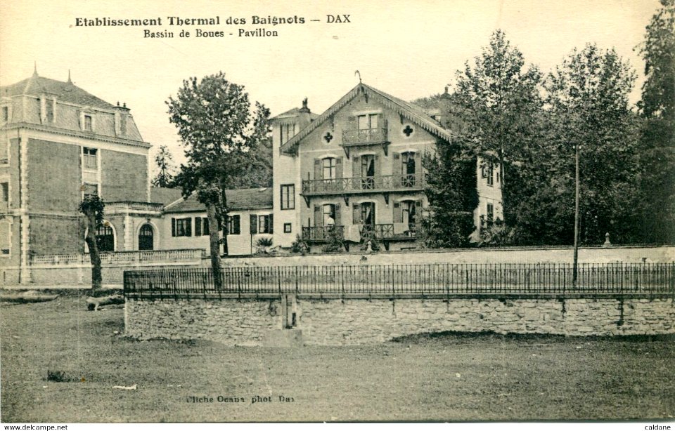 Dax (Landes) - Etablissement Thermal des Baignots - Bassin à boues 4