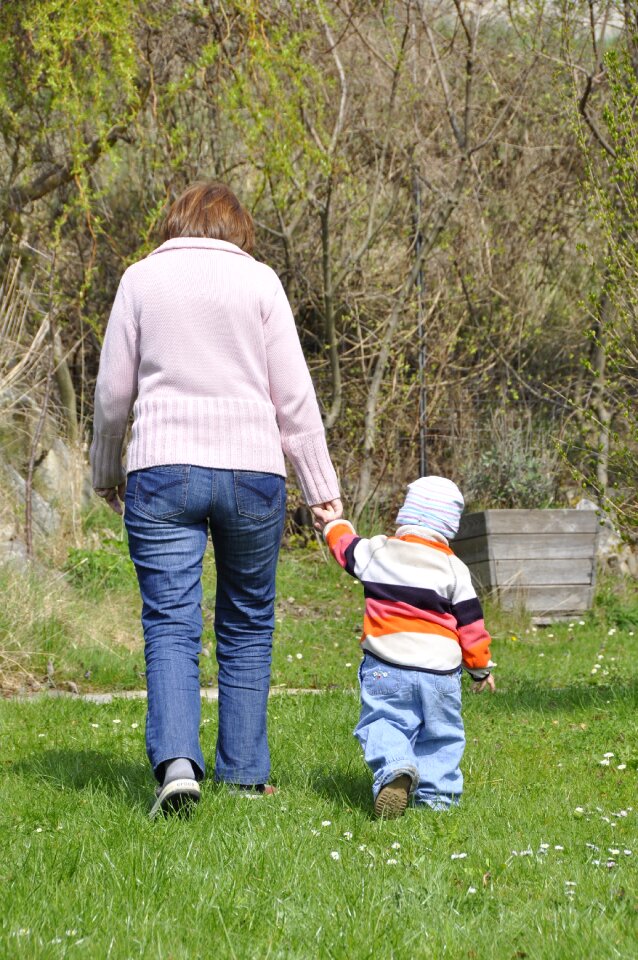Child go walk