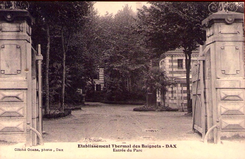 Dax (Landes) - Etablissement Thermal des Baignots - Parc 1