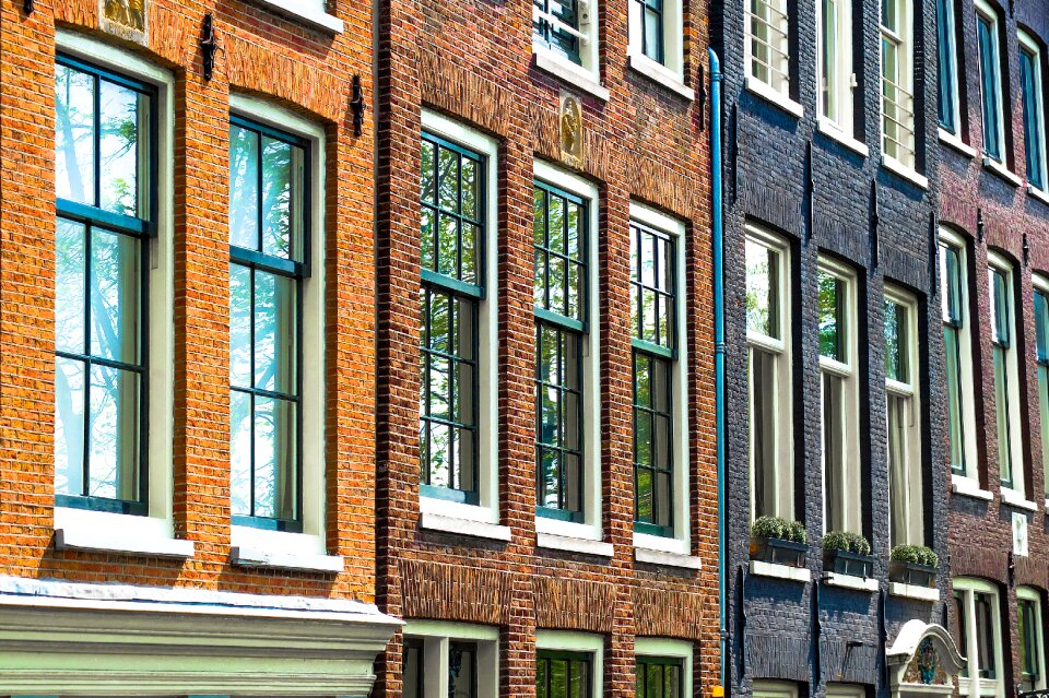 Brick painted brick architecture