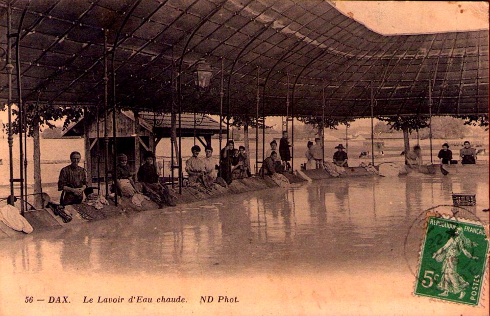 Dax (Landes) - Lavoir à l'eau chaude de Saint-Pierre 2