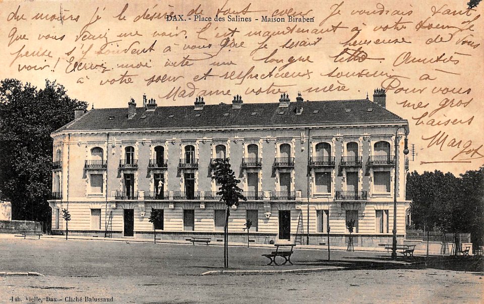 Dax (Landes) - Place des Salines - Maison Biraben