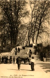 Dax (Landes) - Promennade des ramparts - Escalier 5