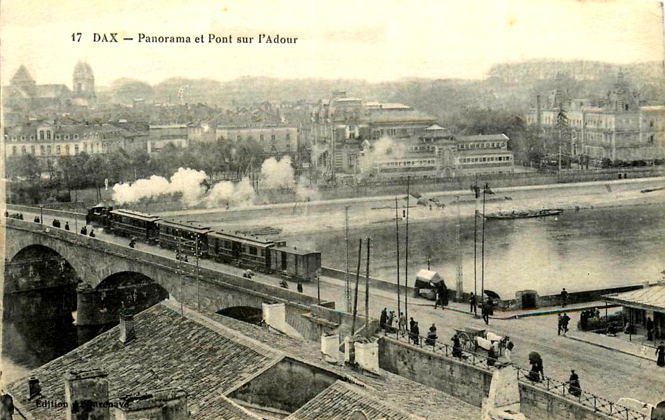 Dax (Landes) - Pont et train 2
