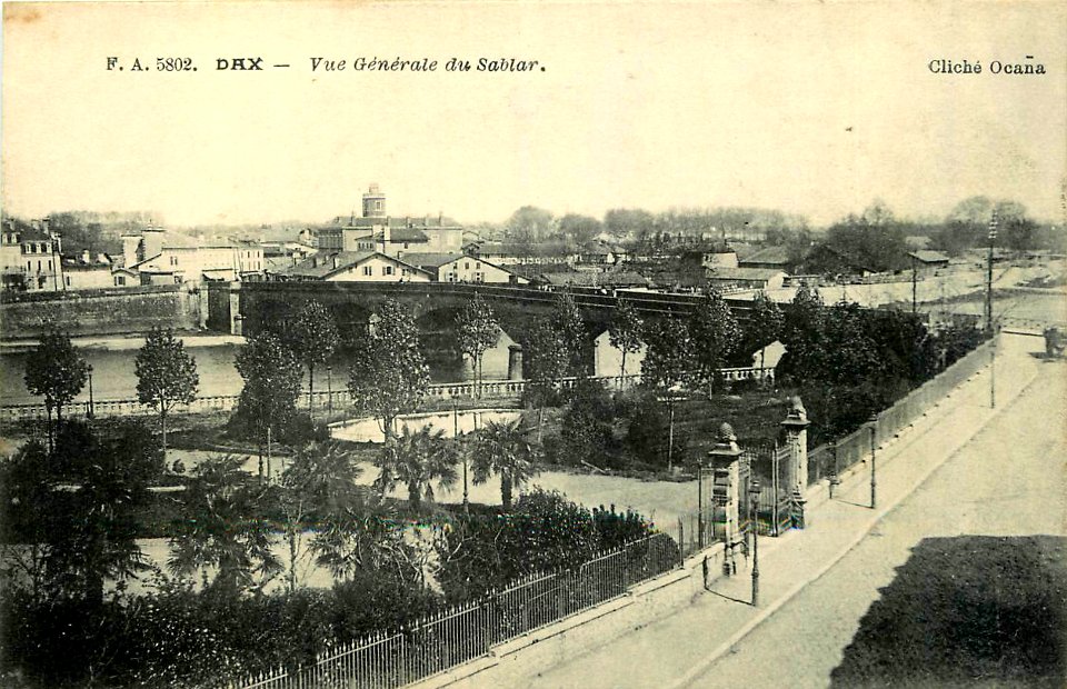 Dax (Landes) - vue générale du Sablar 1