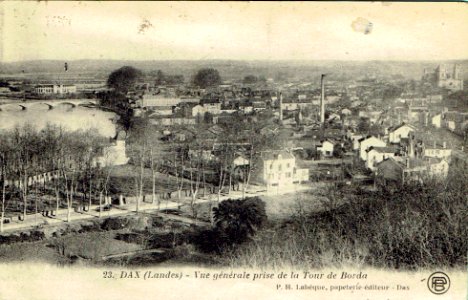 Dax (Landes) - vue générale prise de la tour de Borda 2
