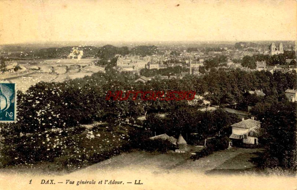 Dax (Landes) - vue générale prise de la tour de Borda 6