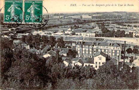 Dax (Landes) - vue générale prise de la tour de Borda 1