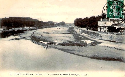 Dax (Landes) - vue sur Comptoir National d'Escompte 3