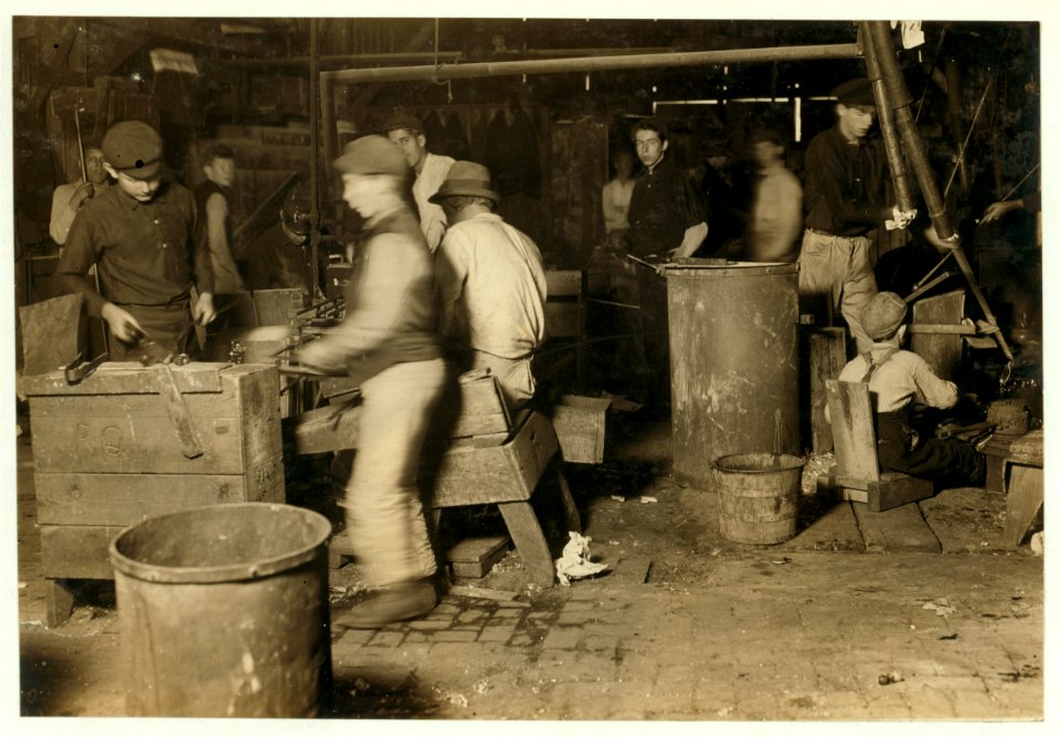 Day scene, Wheaton Glass Works. LOC nclc.01266