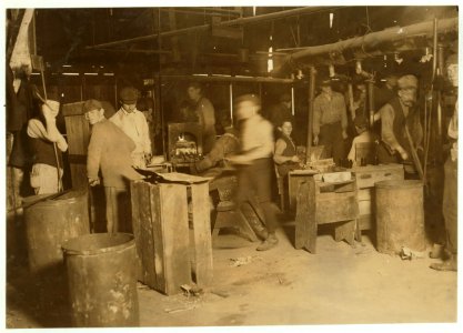 Day scene. Wheaton Glass Works, Millville, N.J. This is typical of night shifts. LOC nclc.01264