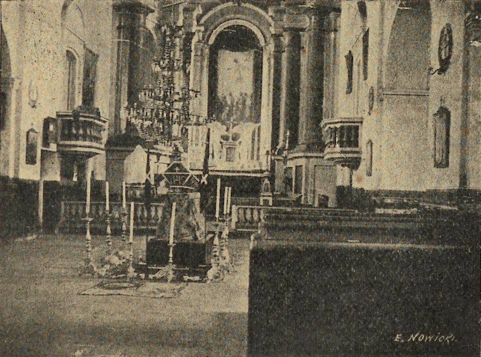 Daŭhinaŭ, Śviatoha Stanisłava. Даўгінаў, Сьвятога Станіслава (E. Navicki, 1908)