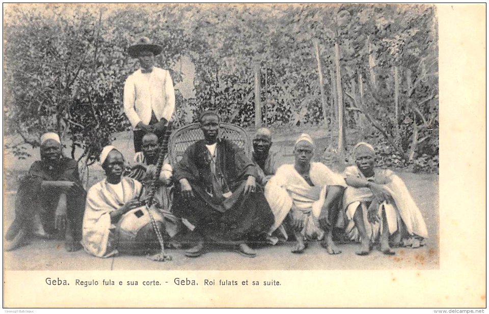 DC - GUINEE PORTUGAISE - Geba - Regulo fula e sua corte