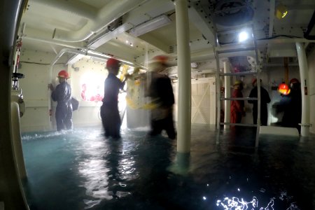 DC training (wet training) at Joint Base Pearl Harbor-Hickam 150316-N-IU636-969