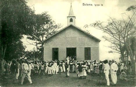 DC - Igreja de Bolama - postal - 1900s photo