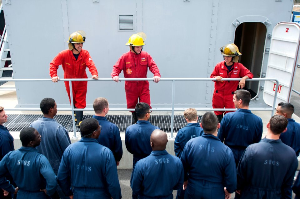 DC training (wet training) at Joint Base Pearl Harbor-Hickam 150316-N-IU636-174