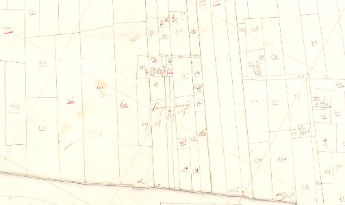 De Snipperij op uitsnede van Kadasterkaart Grootegast E 3 (1832)