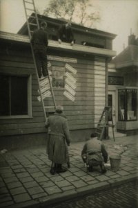 De strijd om Amsterdam - Fotodienst der NSB - NIOD - 211841