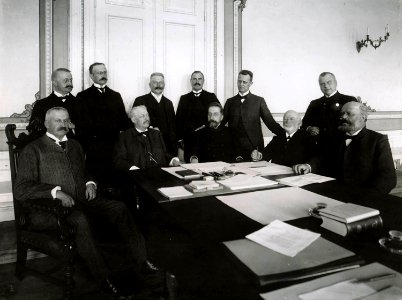De svensk-norska unionsförhandlingarna i Karlstad, 1905 - Nordiska Museet - NMA.0034900 photo