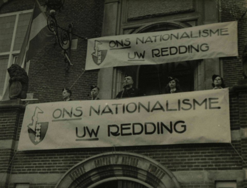 De strijd om Amsterdam - Fotodienst der NSB - NIOD - 212373