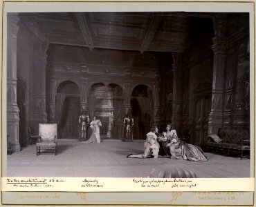 De tre musketörerna, Svenska teatern 1900. Föreställningsbild - SMV - H11 006