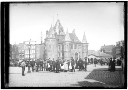 De Waag op de Nieuwmarkt vóór de restauratie van 1894 photo