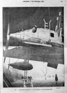 Die Gondeln des lenkbaren Ballons L-49 (Luftschiff) - CH-BAR - 3241651