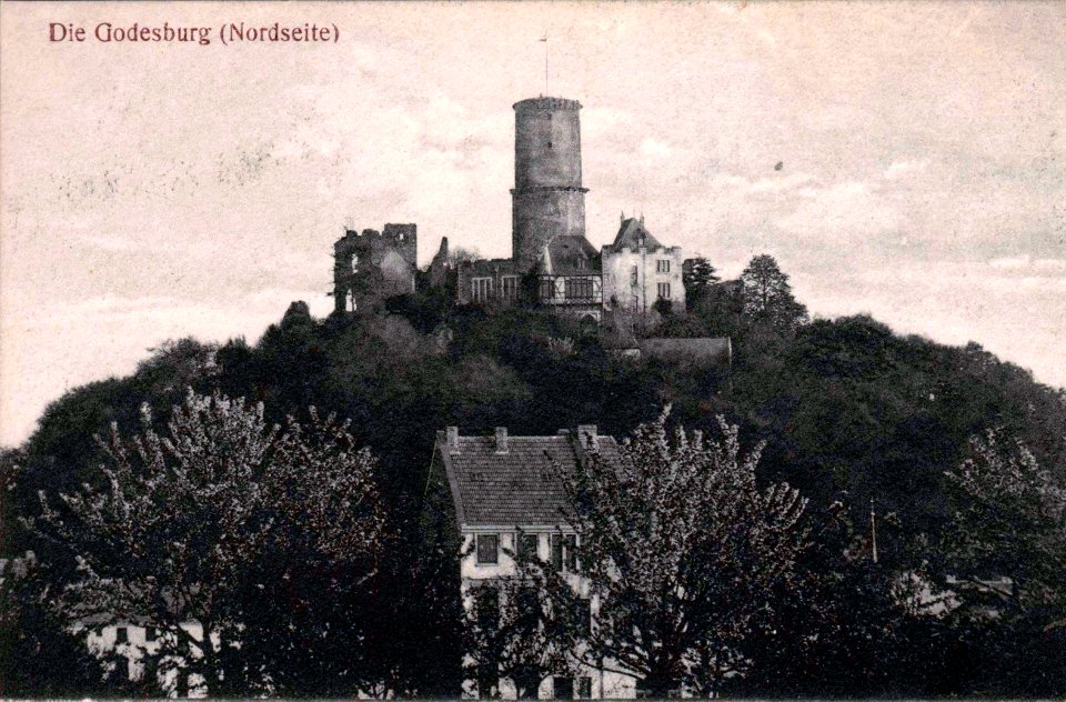 Die Godesburg (Nordseite)