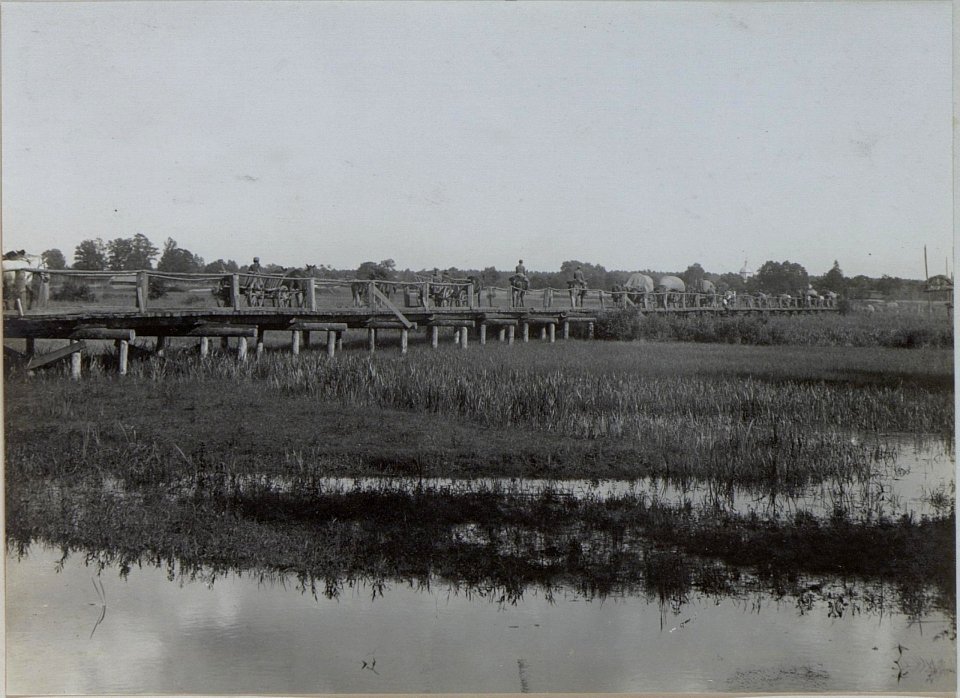 Die grosse Brücke über den Styr und seine Sümpfe zwischen Bielawce und Podomanstyrek (BildID 15443694)