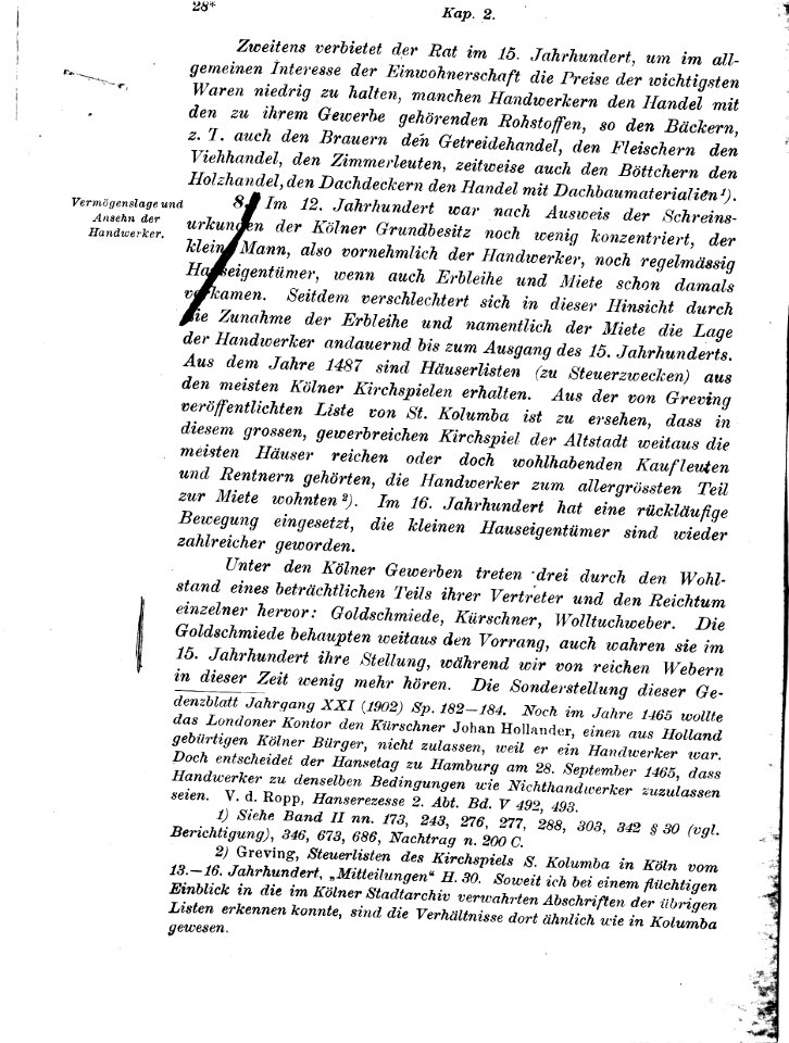 Die Kölner Zunfturkunden bis zum Jahre 1500 (Auszüge Kürschner) -03