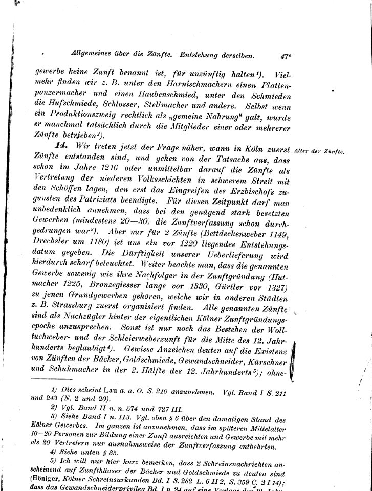 Die Kölner Zunfturkunden bis zum Jahre 1500 (Auszüge Kürschner) -07